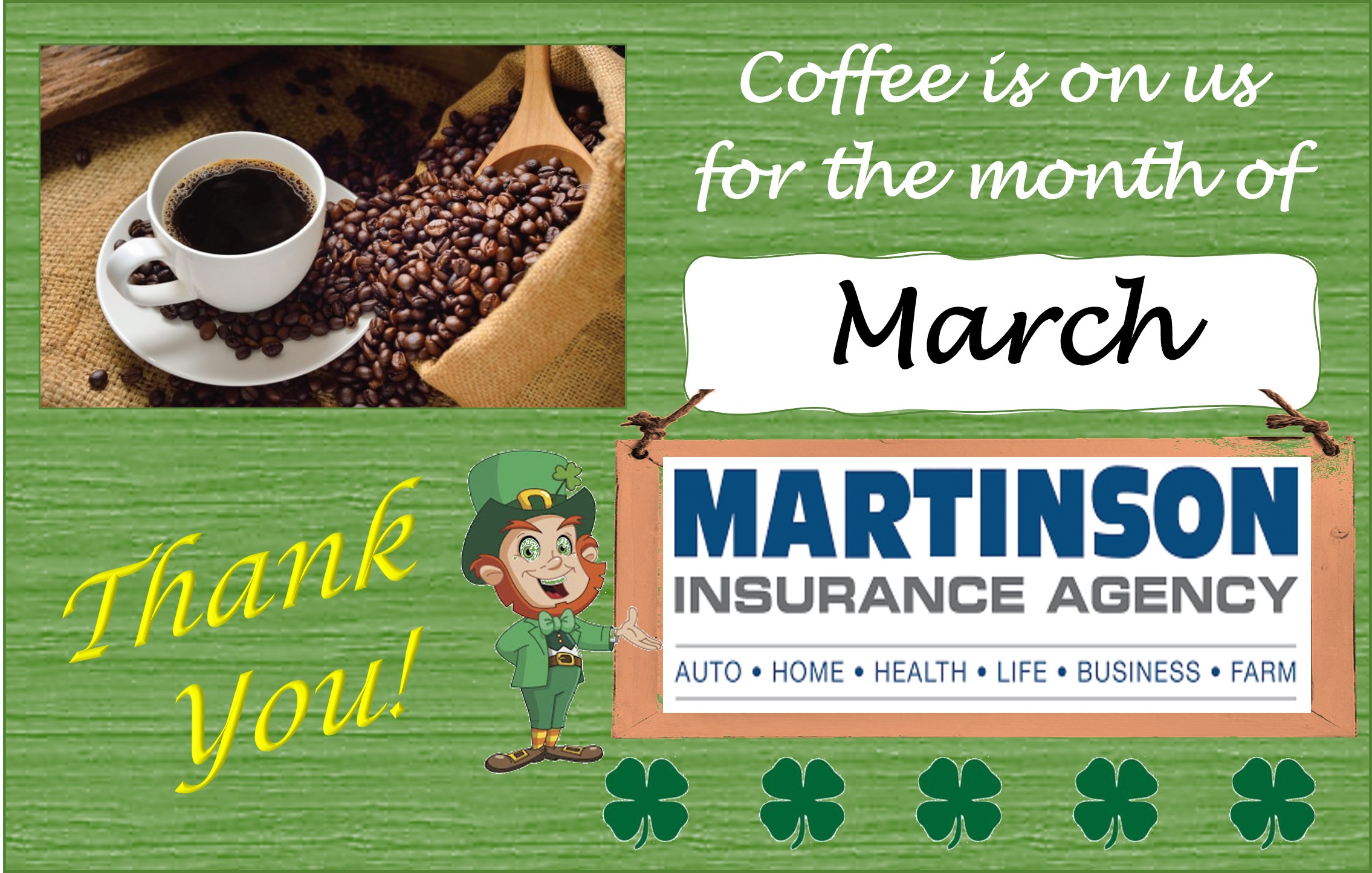 Monthly Coffee Sponsor